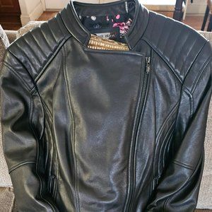 Women's Black Leather Jacket